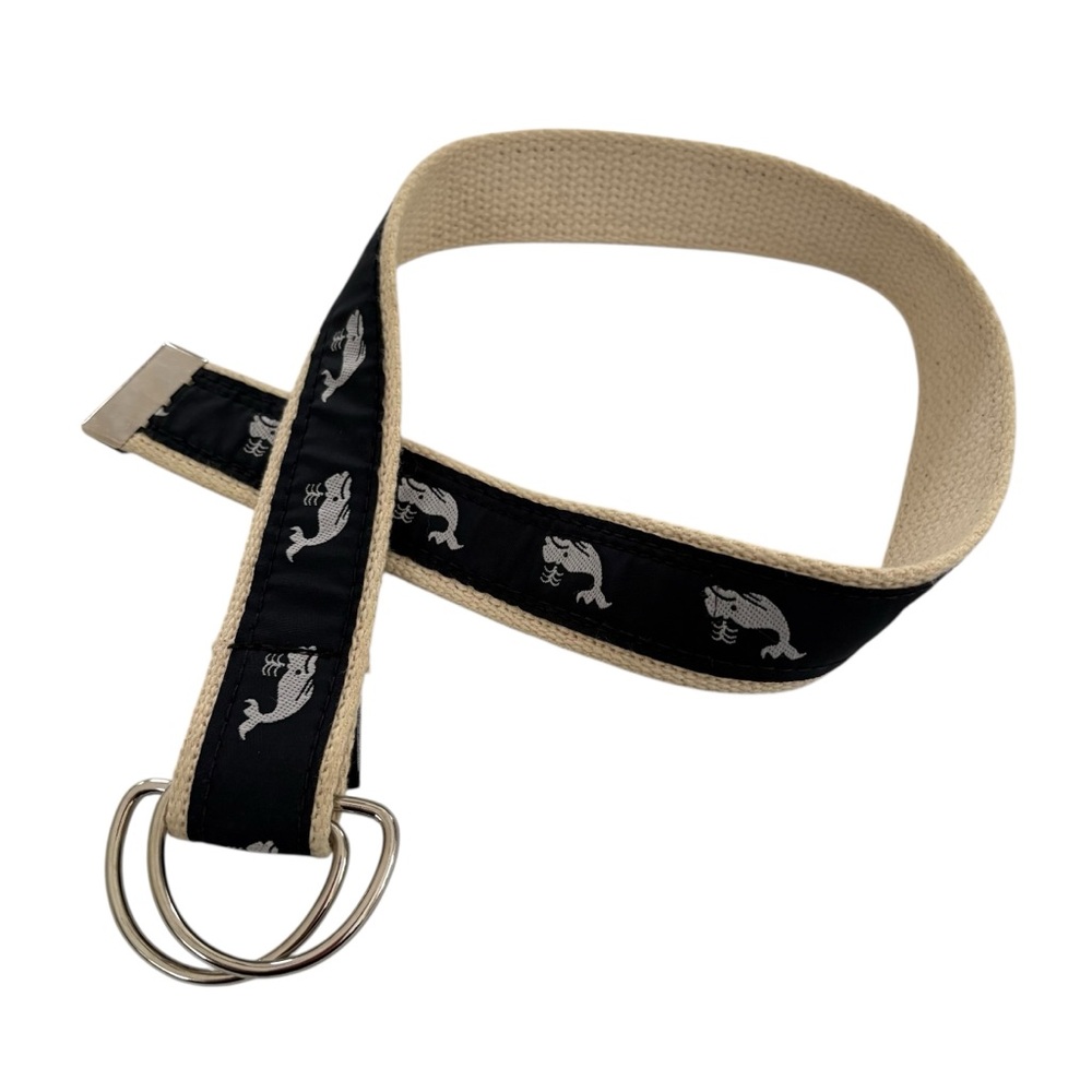 Chatham Belts Kids Preppy Whale Ribbon Belt Size XS 2T/3T